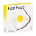 Поднос декоративный Fast Food, Egg, 14,5x14 см