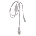 GAEM Электрогирлянда ул бахрома, L20м, 300 LED, тепл бел, 1 тип свеч, 9W, шнур бел, IP44, с адапт