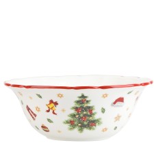 Салатник "Magic of Christmas" d=18см v=850мл (фарфор) (подарочная упаковка)