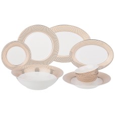 СТОЛОВЫЙ СЕРВИЗ LEFARD "RADIAL GOLD" НА 6 ПЕР. 23 ПР. (КОР=1НАБ.)