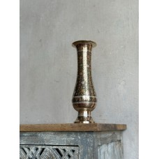 Индия Ваза стакан латунь резная CHUNYA JALI , темная цветная эмаль12''