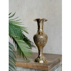 Индия Ваза формы "классика" латунь резная CHINIYA JALII 10'