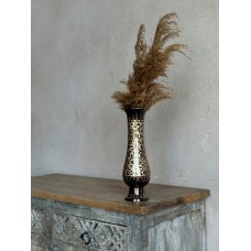 Индия Ваза стакан латунь резная GOLDEN FIRKI ,10'