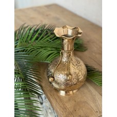 Индия Ваза с бантиком латунь резная CHUNYA JALI 7''