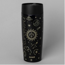 ТЕРМОКРУЖКА AGNESS "SUPERNOVA BLACK" 360МЛ