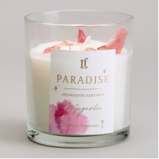СВЕЧА АРОМАТИЗИРОВАННАЯ В СТАКАНЕ "PARADISE" MAGNOLIA 8*9 СМ МАЛ.= 9ШТ.