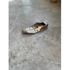 Индия Пепельница "Башмак" латунь резная FIRKI NICKLE 3,25"