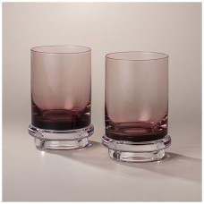 НАБОР СТАКАНОВ ДЛЯ ВОДЫ/СОКА ИЗ 2 ШТ "TRENDY" PURPLE 330 МЛ