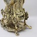 Bello De Bronze Часы Долфин каминные, золото