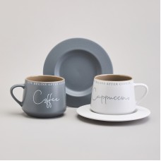 ЧАЙНЫЙ НАБОР LEFARD "COFFEEMANIA" НА 2 ПЕР. 4 ПР. 320 МЛ