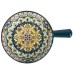 Кокотница с ручкой "Arabesque" (зеленый) 21,5х16х5,8см (подарочная упаковка)