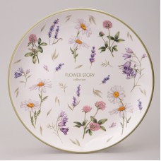 ТАРЕЛКА ОБЕДЕННАЯ AGNESS "FLOWER STORY" 26*3 СМ (КОР=16ШТ.)