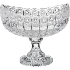 ФРУКТОВНИЦА НА НОЖКЕ "MUZA CRYSTAL" 26,5*16 СМ, ВЫСОТА = 23,5 СМ (КОР=4ШТ.)